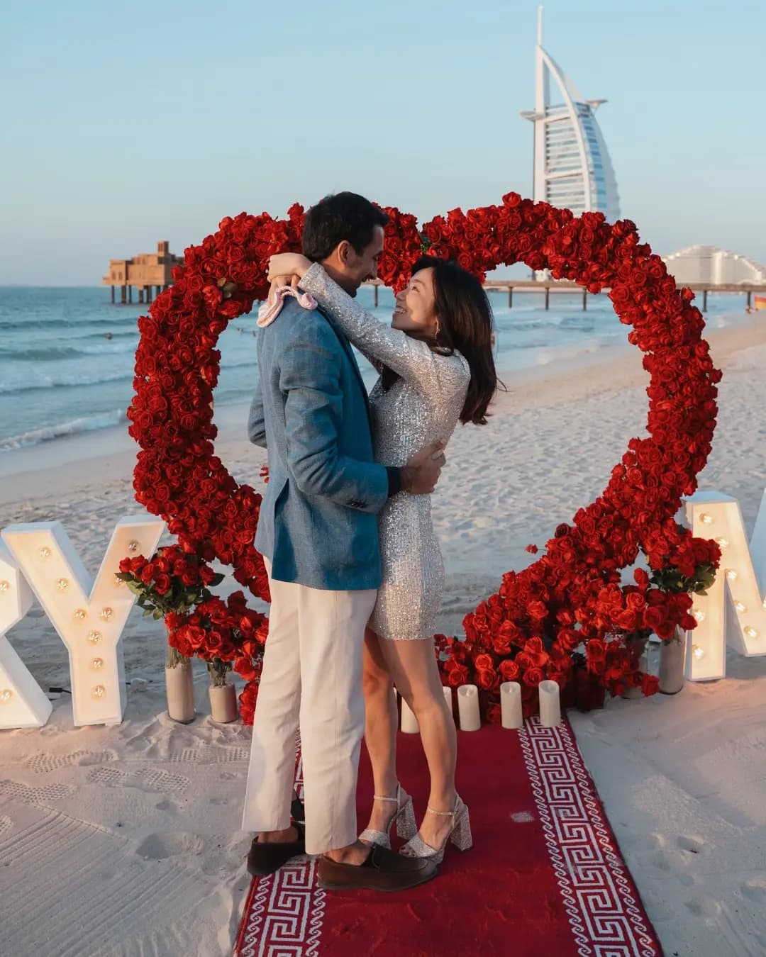 Romantic Proposal Setup in Ajman