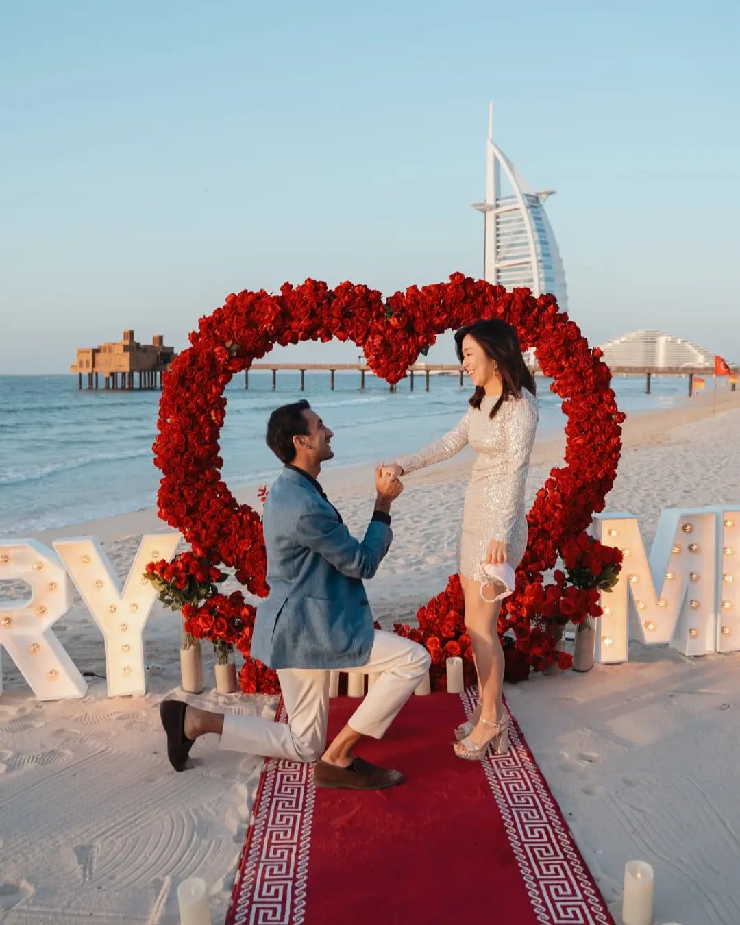 Intimate Proposal Room Styling in Sharjah