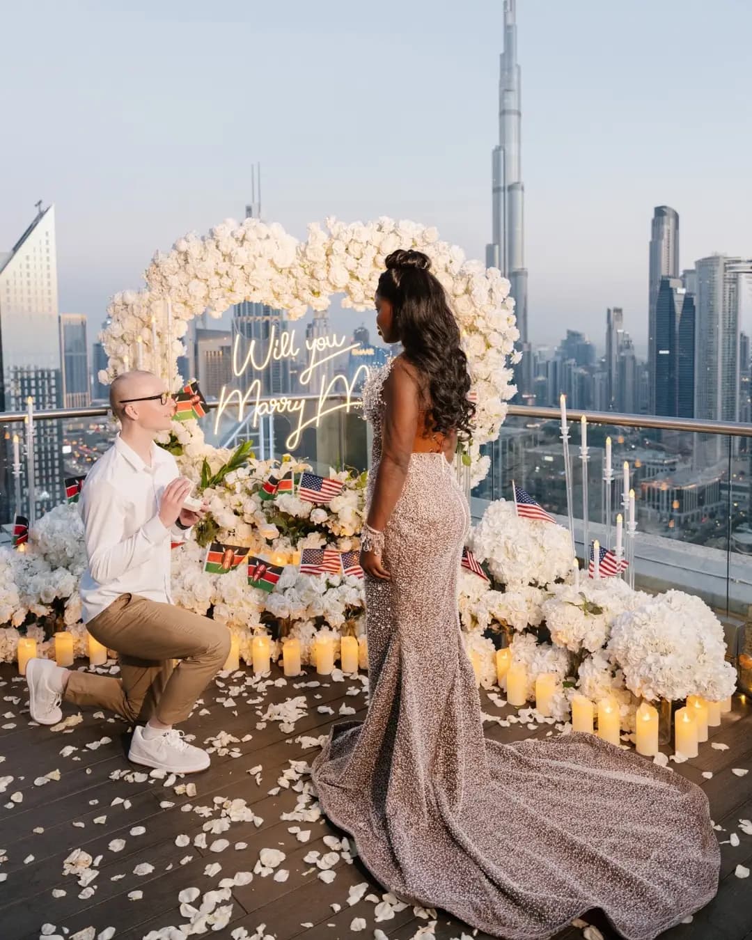 Romantic Proposal Balloon Backdrop in Ras Al Khaimah