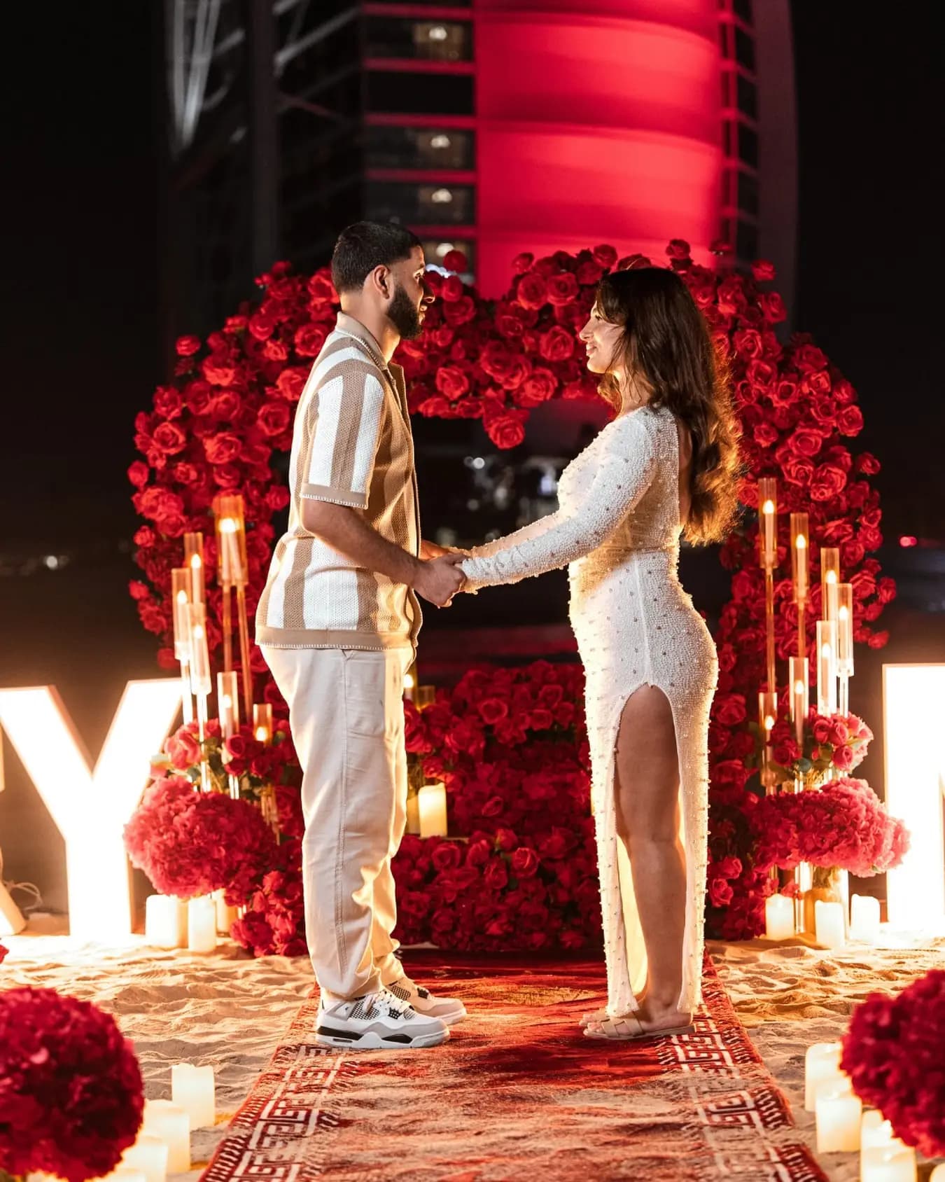 Marriage Proposal Balloon Decoration in Abu Dhabi
