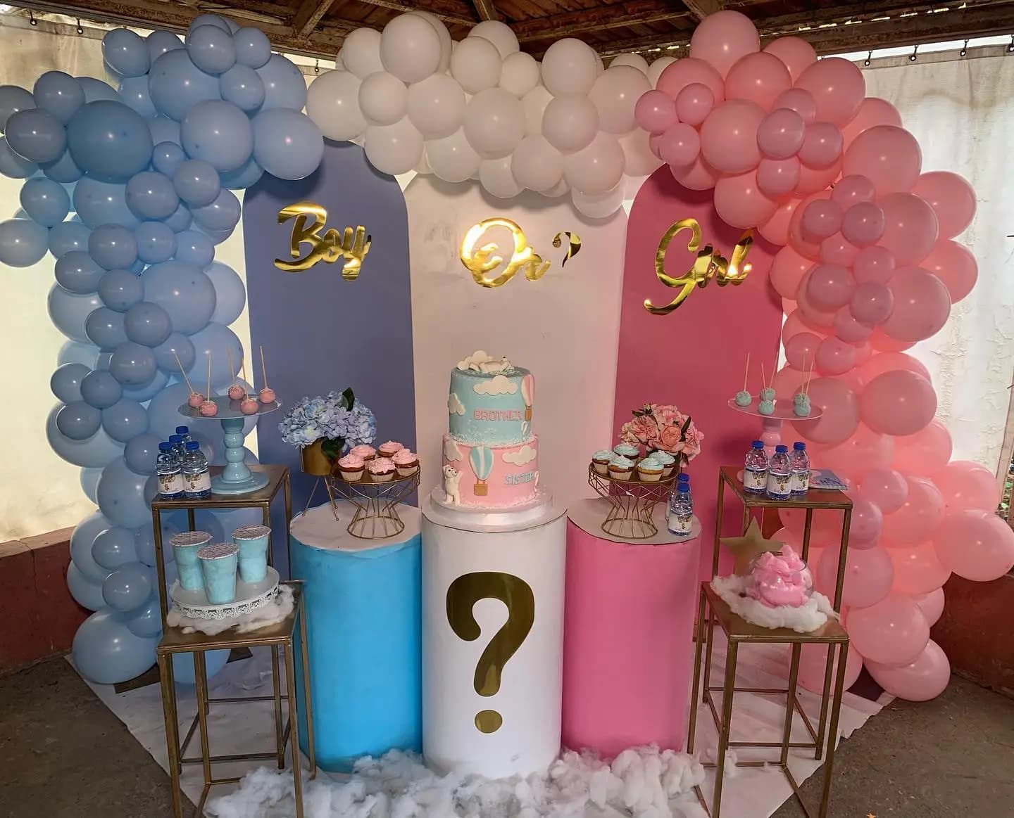 Baby Shower Balloon Ring Decoration in Dubai