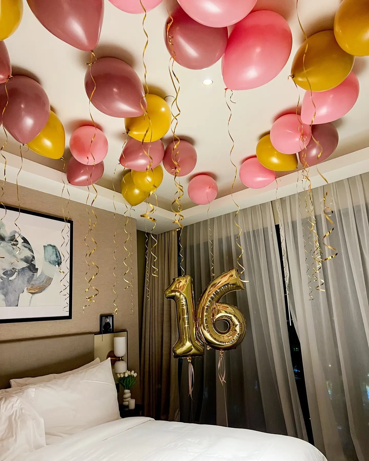 Kids Birthday Balloon Garland Setup in Abu Dhabi