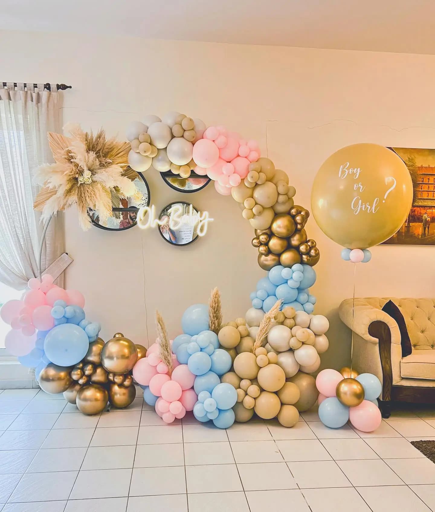 Baby Shower Room Styling in Abu Dhabi
