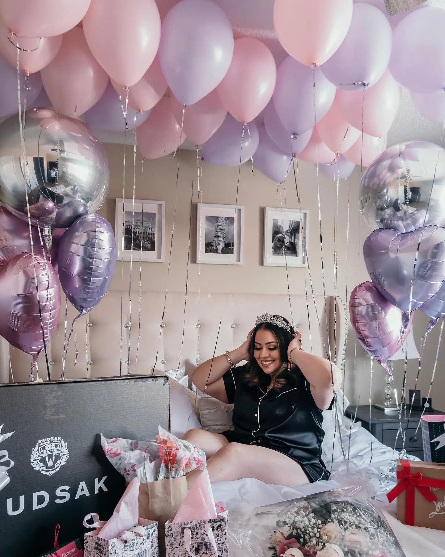 Classic Birthday Balloon Arch in Dubai