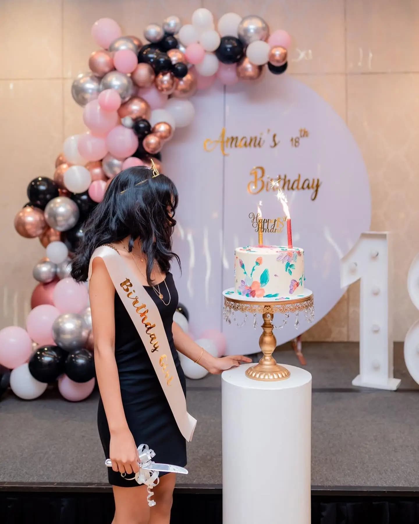 Balloon Garland Birthday Styling in Ajman