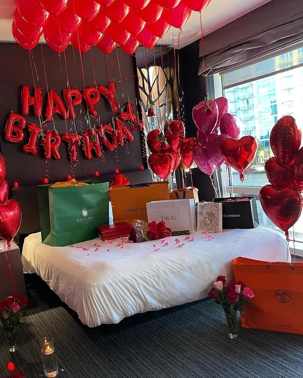 Birthday Balloon Decoration at Home in Ajman