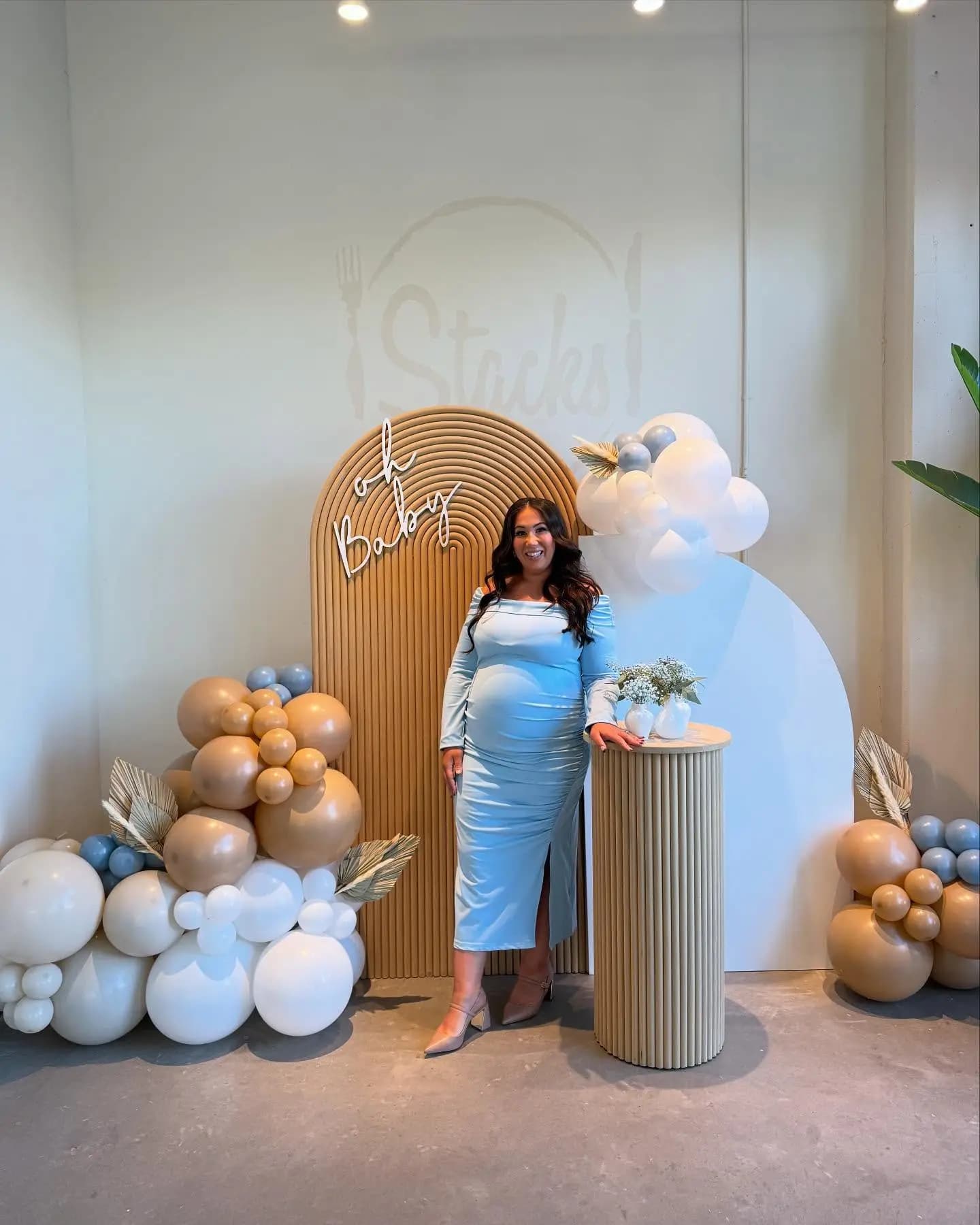 Neutral Theme Baby Shower Decor in Abu Dhabi