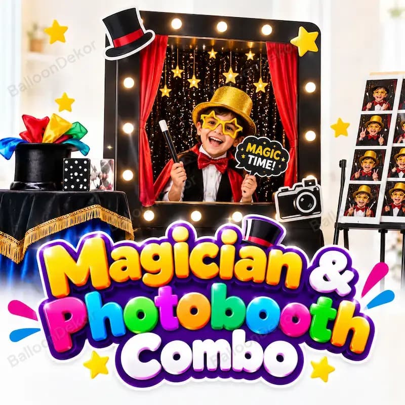 Photobooth Combo for kids Birthday Party